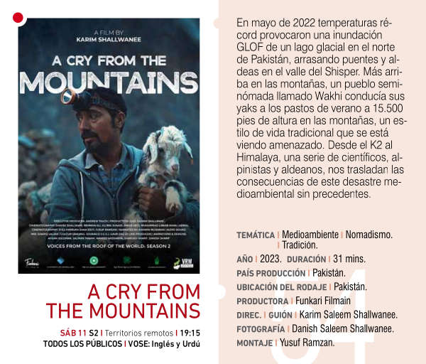 Ficha técnica de A cry from the mountains