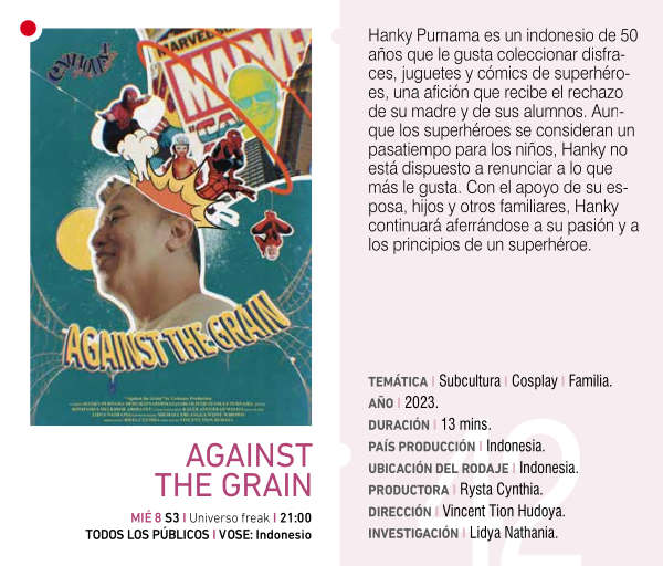 Cartel de AGAINST THE GRAIN
