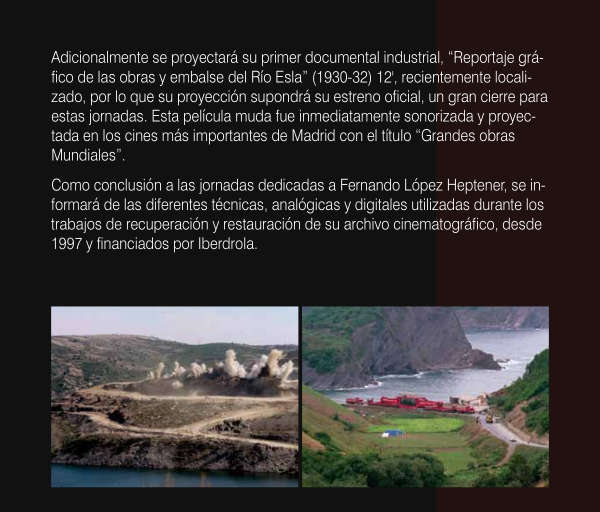Cartel de Documentales Históricos / Iberdrola-López Heptener