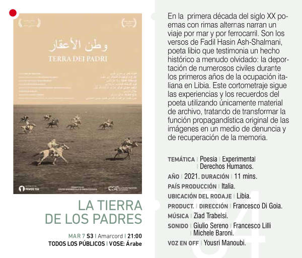 Cartel de LA TIERRA DE LOS PADRES