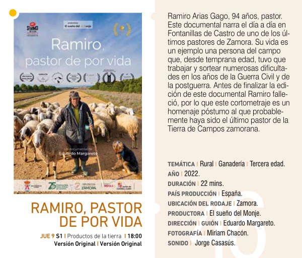 Ficha técnica de Ramiro, pastor de por vida
